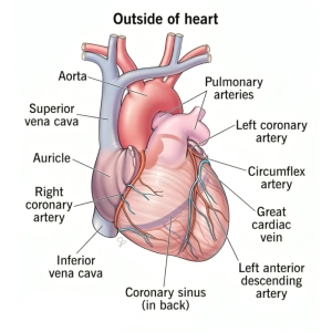 آناتومی قلب انسان