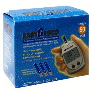 طرز استفاده از دستگاه قند خون easy gluco