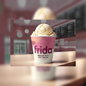 بستنی با شیر انسان