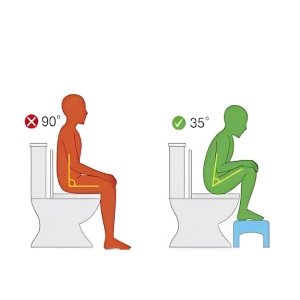 طرز استفاده از توالت فرنگی