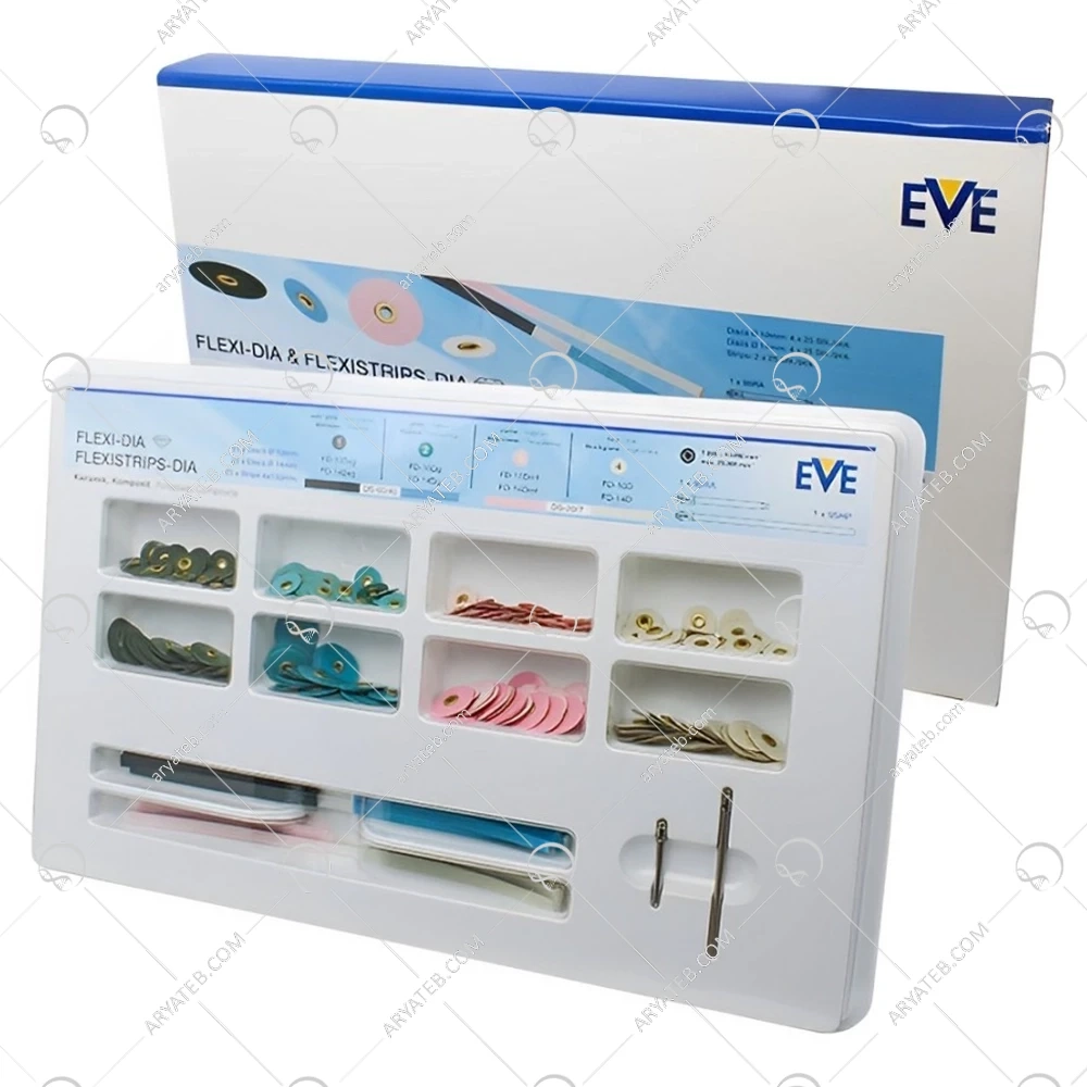 کیت دیسک الماسه پالیش کامپوزیت پرسلن eve