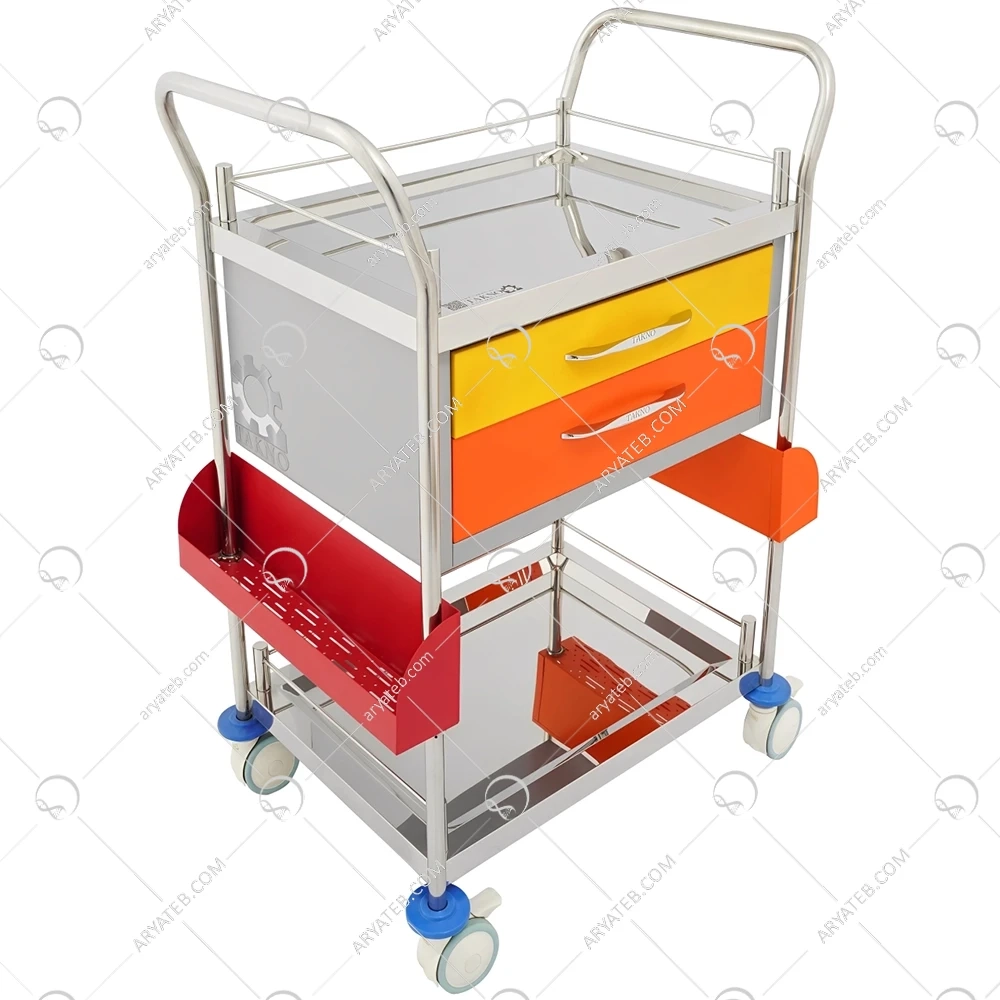 ترالی دو کشو درب گالوانیزه