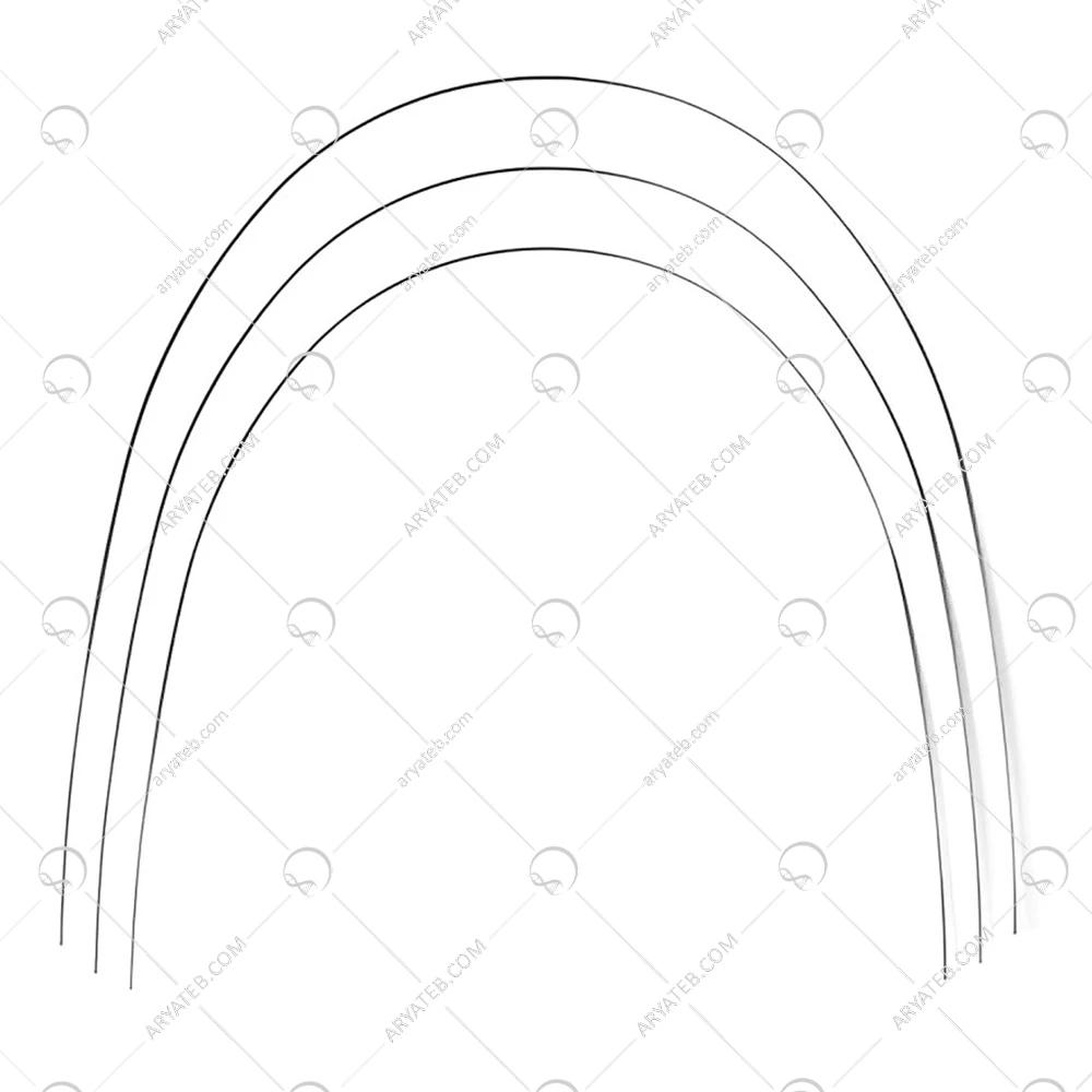 سیم روکش دار ارتودنسی فک بالا هلال T.S.H