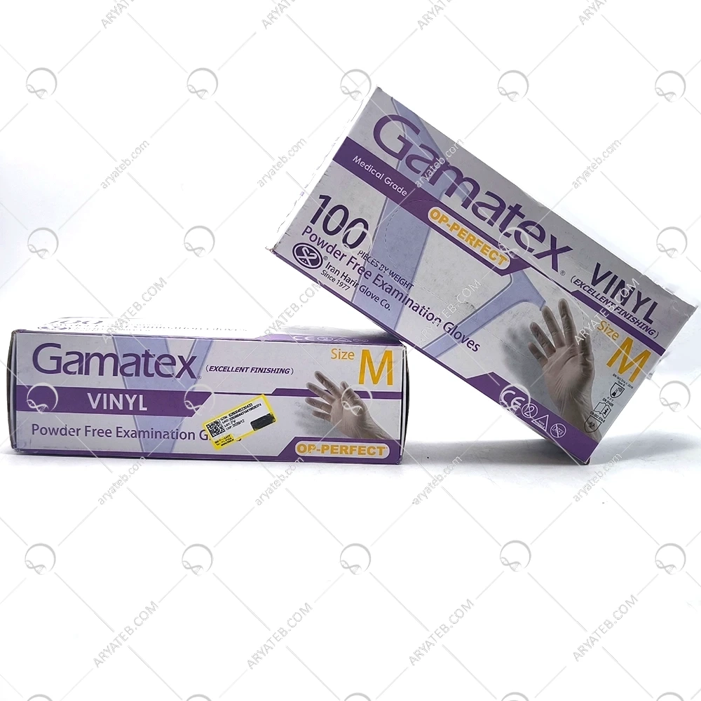 دستکش وینیل گاماتکس حریر