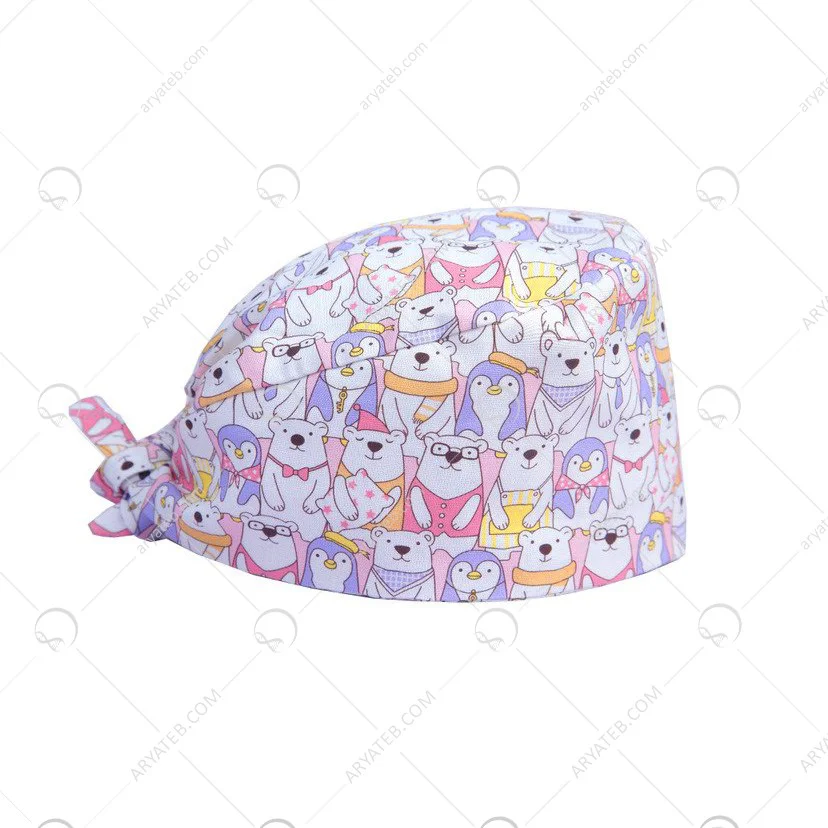 کلاه جراحی طرح دار 58