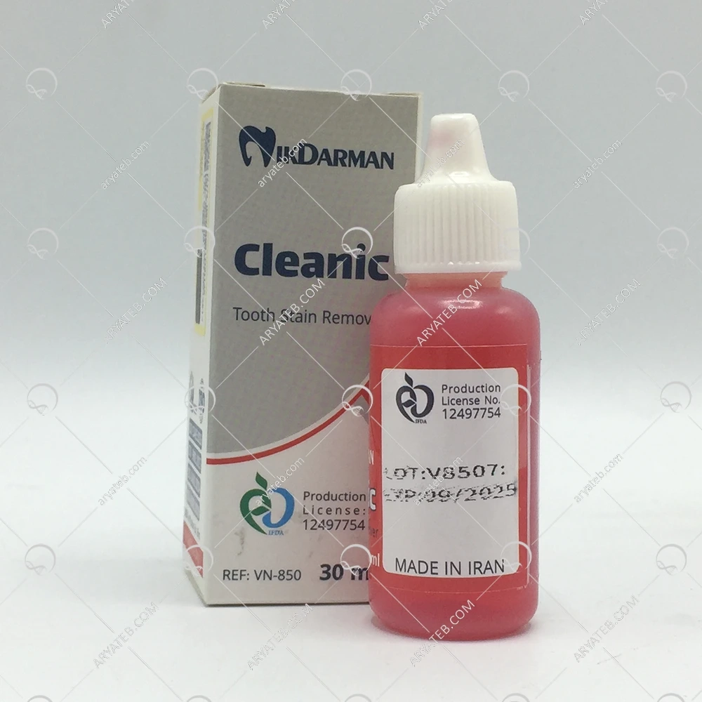 محلول لکه بر دندان نیک درمان