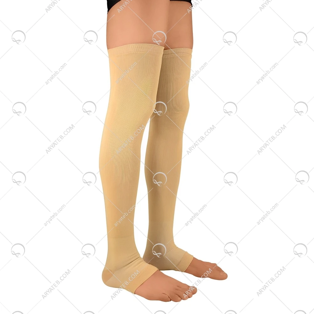 جوراب واریس با کف بالای ران ag