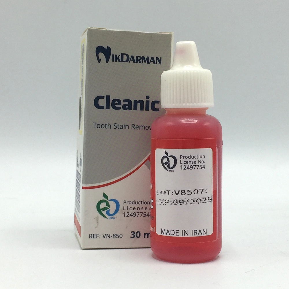 محلول لکه بر دندان نیک درمان