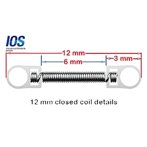 کلوز کویل نیکل تیتانیوم اسپرینگ ارتودنسی آی او اس