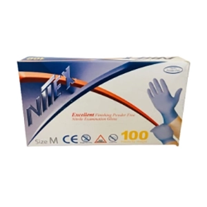 دستکش نیتریل نیتکس آبی