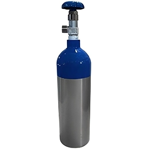 کپسول اکسیژن ۲ لیتری آلومینیومی