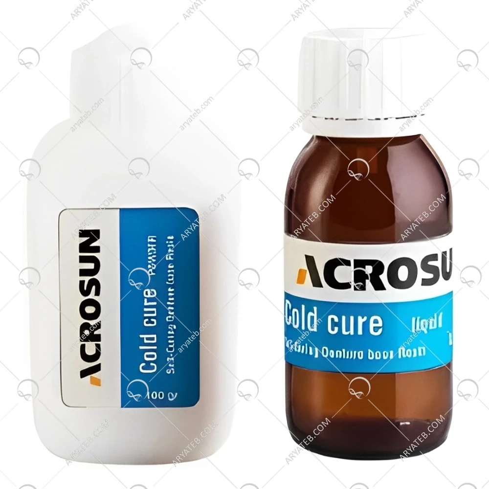 ست آکریل رنگ دندان فوری آکروسان