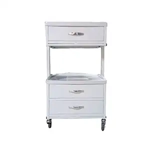 ترالی زیبایی سه کشو دو طبقه