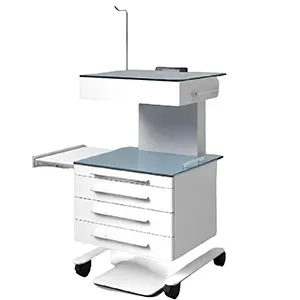 ترالی جراحی 4 کشو با پایه پدال دار