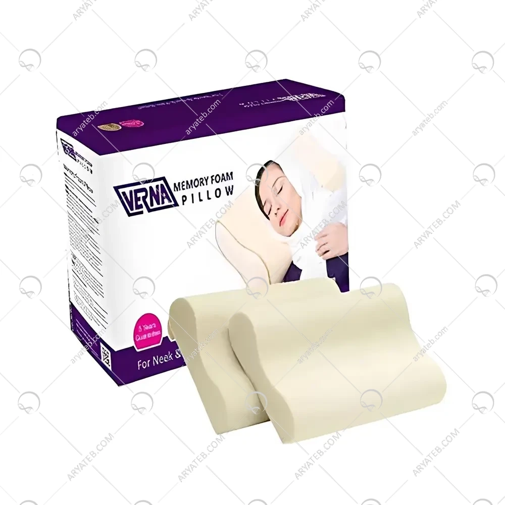 بالش طبی مموری فوم موج دار ورنا