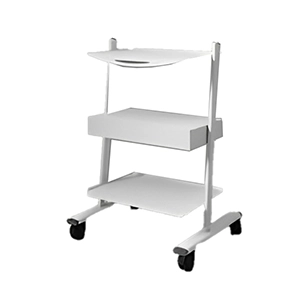 سرویتور 3 طبقه فلزی با پایه معمولی کشودار