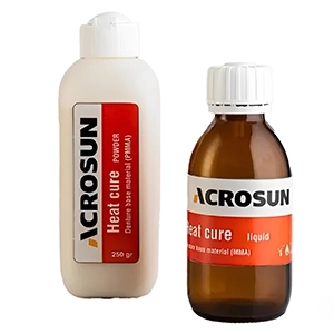 ست آکریل رنگ دندان پختنی آکروسان