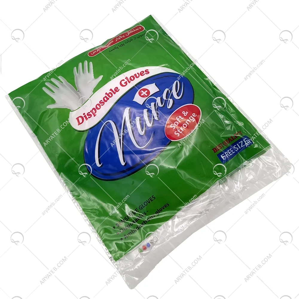 دستکش یکبار مصرف نرس Nurse
