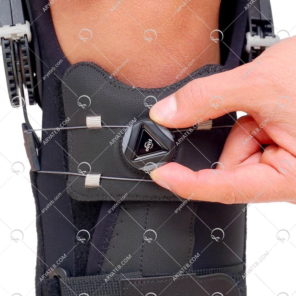 زانوبند توانبخشی با مفصل مدرج اورتینو