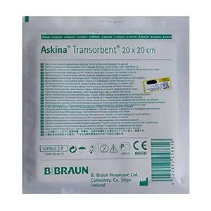 پانسمان فوم هیدروژل آسکینا ترانسوربنت بی بران