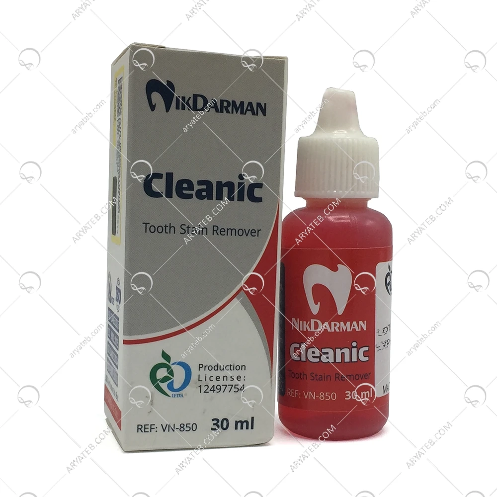 محلول لکه بر دندان نیک درمان