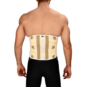 کرست کمر چهار فنره پارچه ای