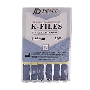K فایل دستی طول 25 نیکل تیتانیوم دنکو