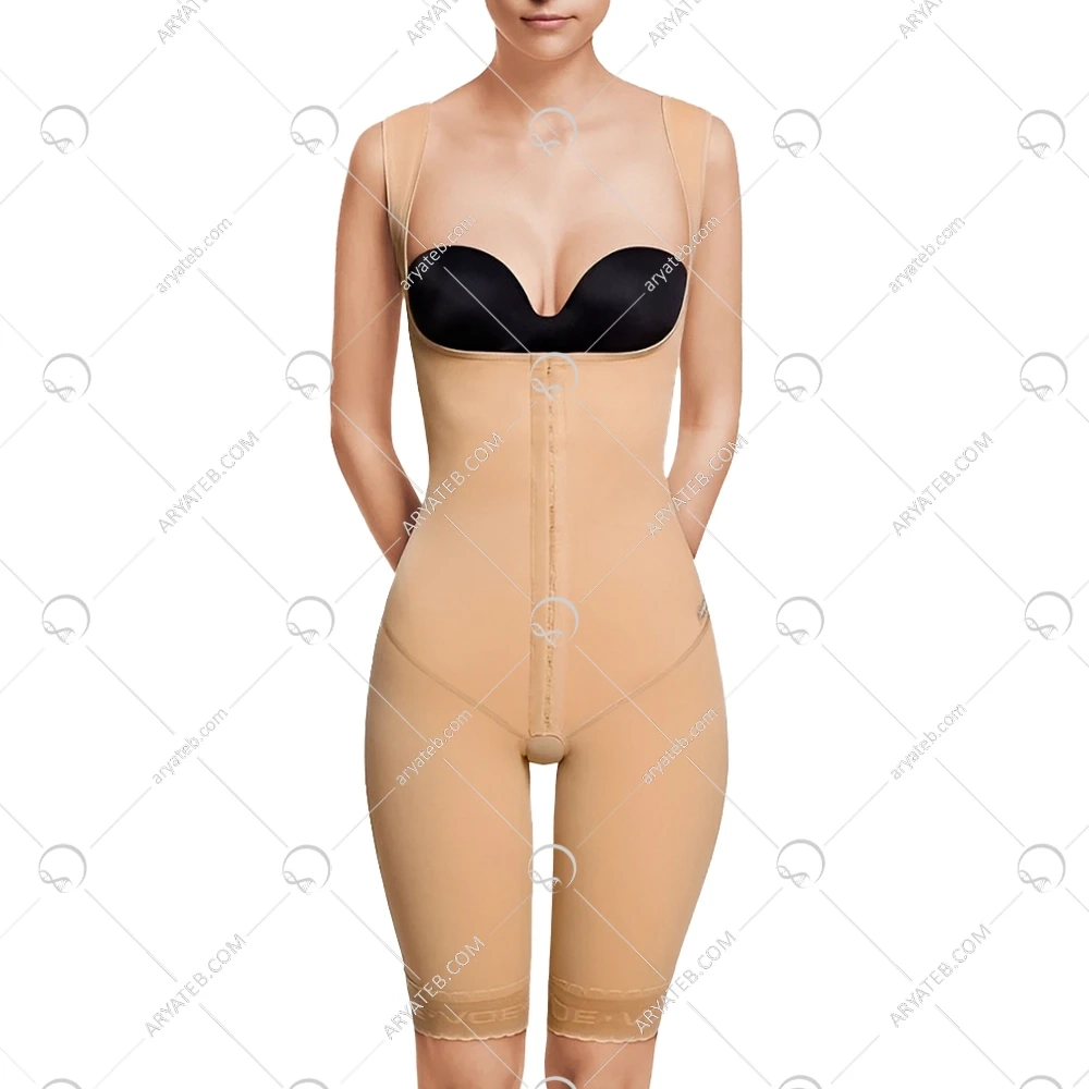 گن بعد از جراحی لیپوماتیک شکم پهلو ران و پشت ووئه VOE کد 3004E