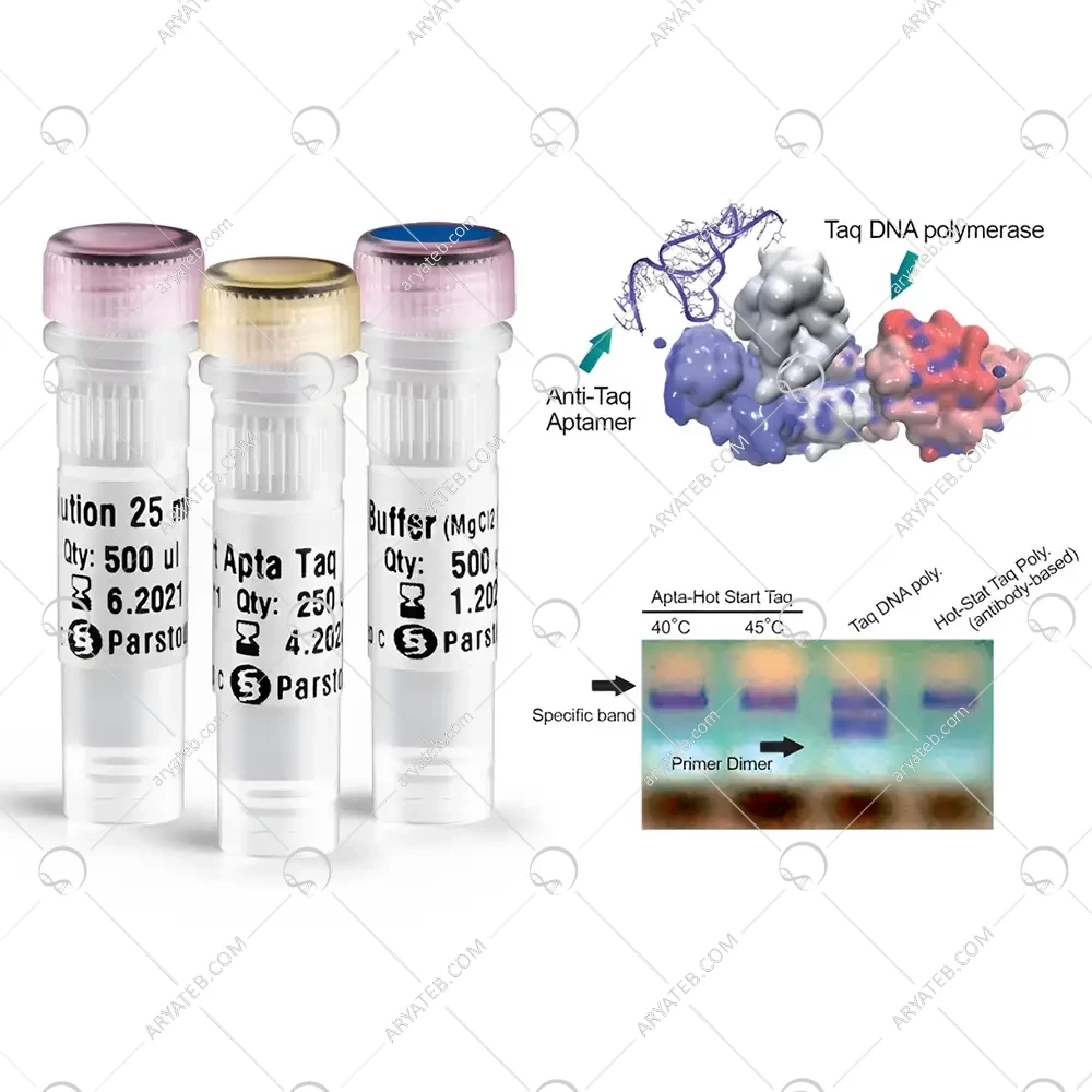 آنزیم DNA پلیمراز هات استارت Taq آپتا