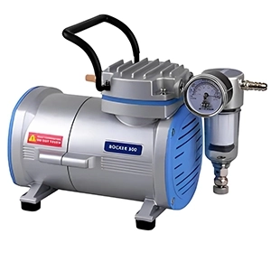 پمپ خلاء 1/2 مترمکعب خشک همراه با گیج و صافی