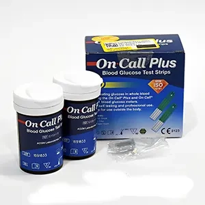 نوار تست قند خون آنکال پلاس On Call Plus G133-1