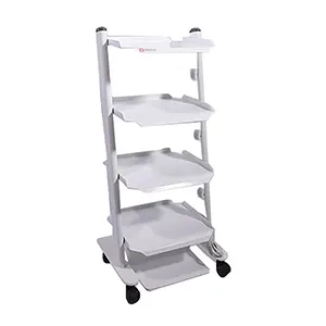 سرویتور 4 طبقه فلزی با پایه پدال دار MC4