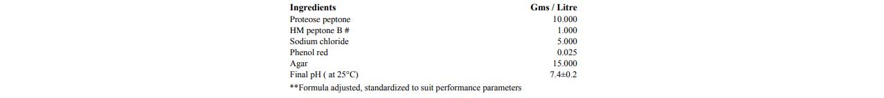 محیط کشت فنل رد آگار