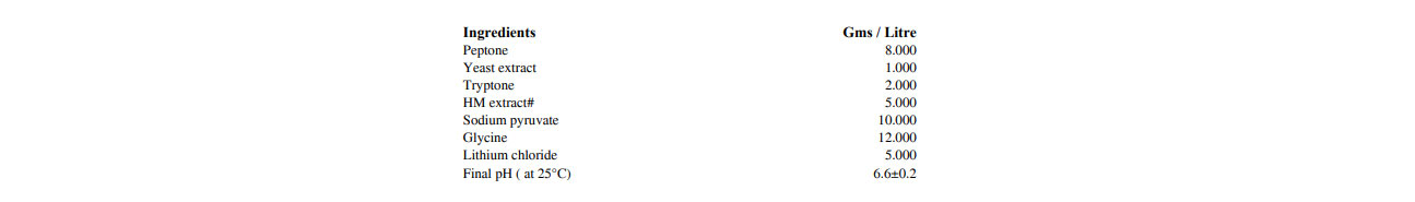 محیط کشت پایه غنی سازی استافیلوکوک Baird Baird Staphylococcus Enrichment Broth  Base