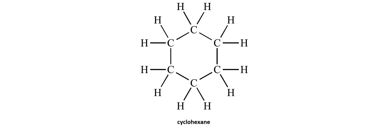 ساختار شیمیایی سیکلوهگزان