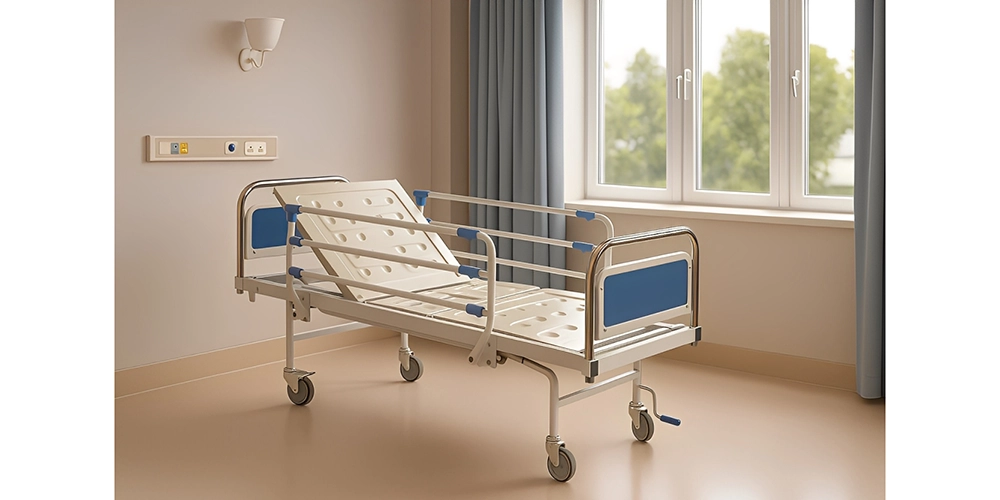 تخت بیمارستانی دو شکن