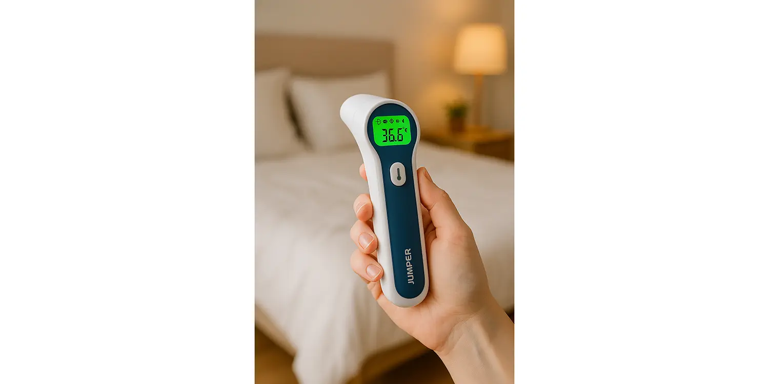 تب سنج دیجیتالی گوش و پیشانی Jumper